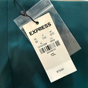 Express Teal Wide Leg Pants